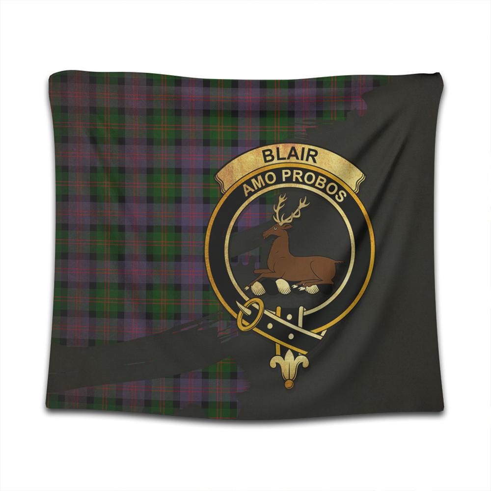 Blair Modern Tartan Crest Tapestry Oldest Style