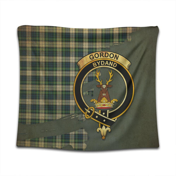 Gordon Dress Ancient Tartan Crest Tapestry Oldest Style