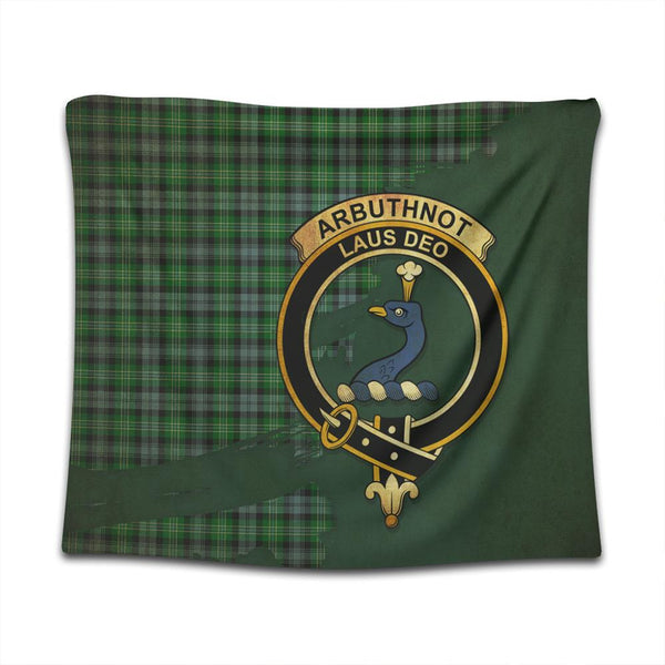 Arbuthnot Ancient Tartan Crest Tapestry Oldest Style