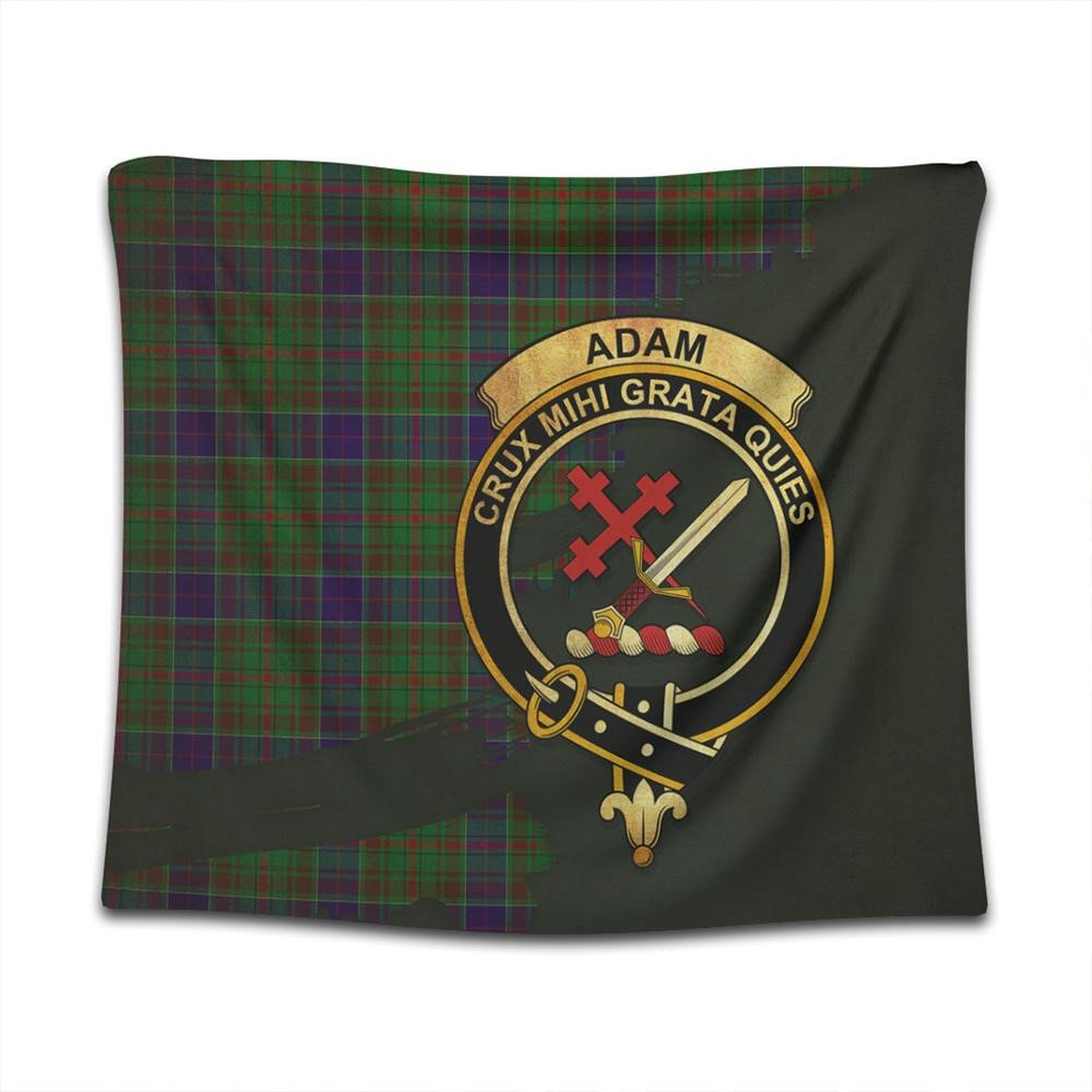 Adam Tartan Crest Tapestry Oldest Style