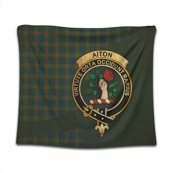 Aiton Tartan Crest Tapestry Oldest Style