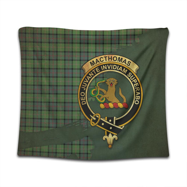 MacThomas Ancient Tartan Crest Tapestry Oldest Style