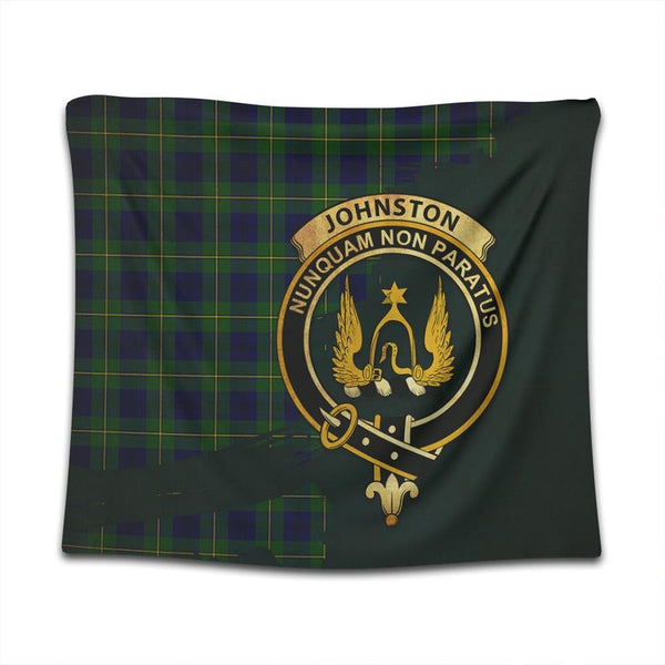 Johnston Modern Tartan Crest Tapestry Oldest Style