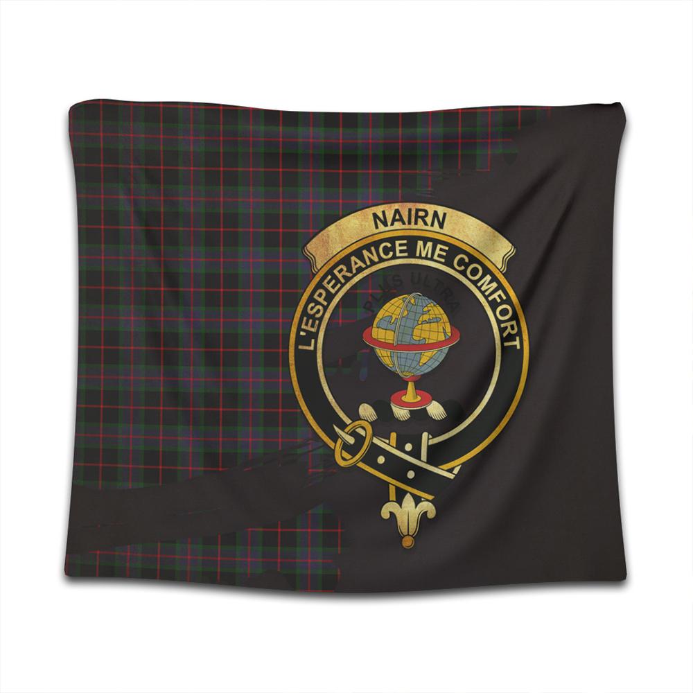 Nairn Tartan Crest Tapestry Oldest Style