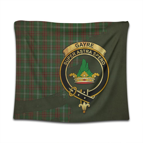 Gayre Tartan Crest Tapestry Oldest Style