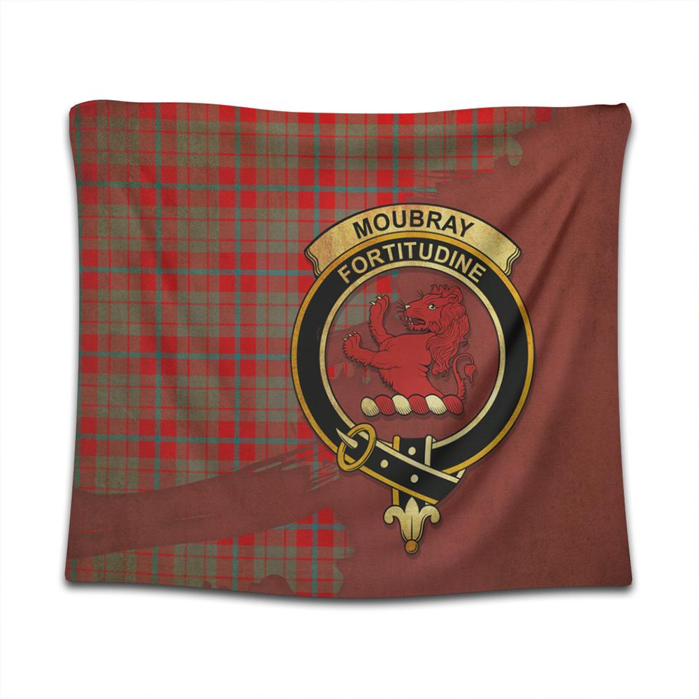 Moubray Tartan Crest Tapestry Oldest Style