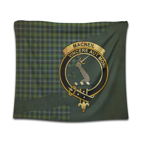 MacNeill of Barra Ancient Tartan Crest Tapestry Oldest Style