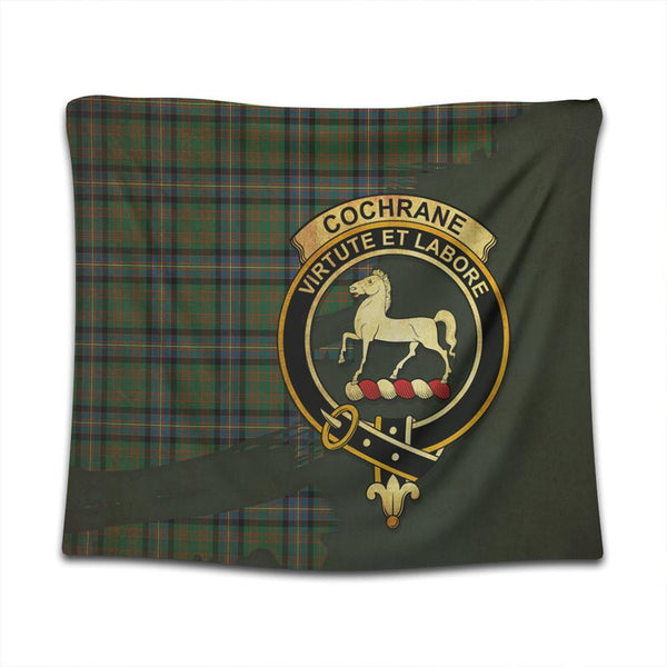 Cochrane Ancient Tartan Crest Tapestry Oldest Style