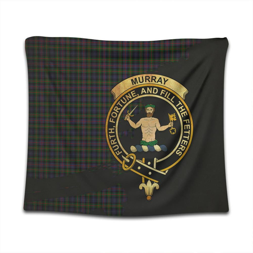 Murray of Atholl Modern Tartan Crest Tapestry Oldest Style