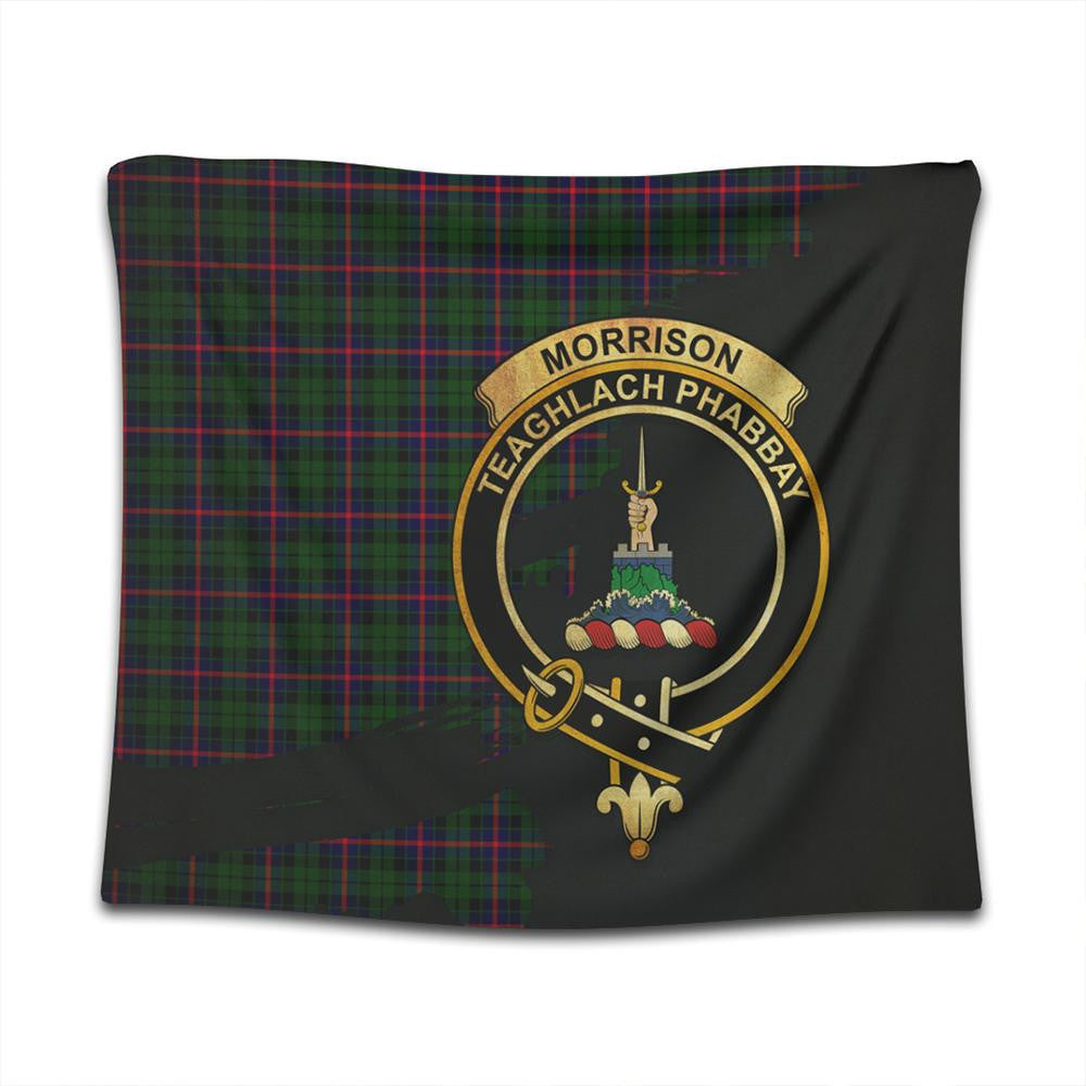 Morrison Modern Tartan Crest Tapestry Oldest Style