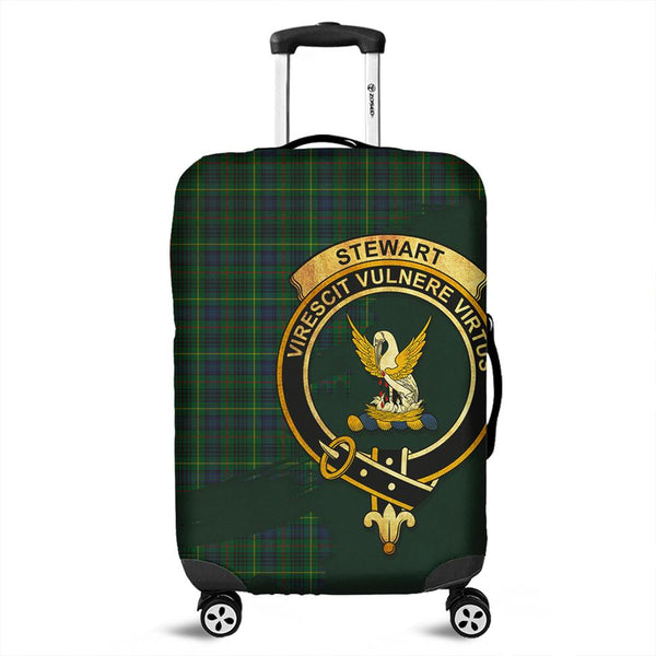 Stewart Hunting Modern Tartan Crest Luggage Cover Oldest Style