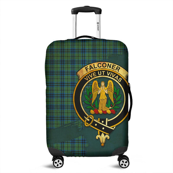 Falconer Tartan Crest Luggage Cover Oldest Style