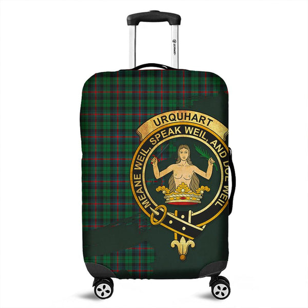 Urquhart Broad Red Ancient Tartan Crest Luggage Cover Oldest Style