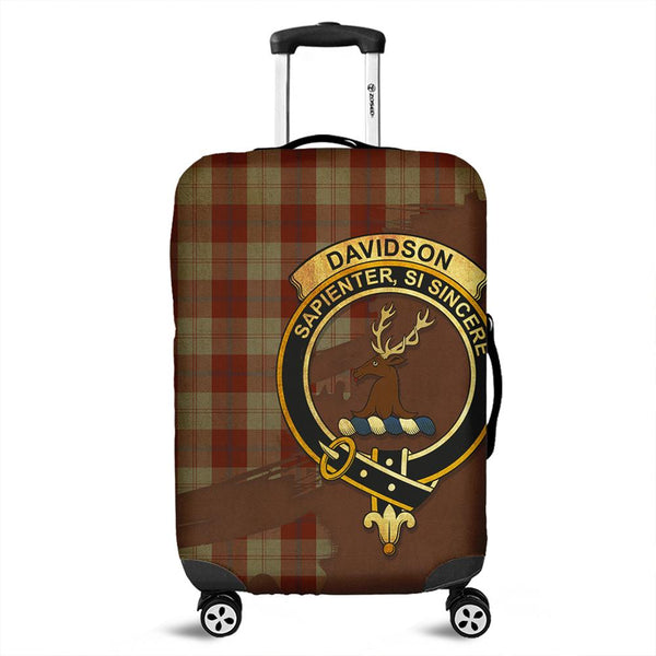 Davidson Dress Dancers Tartan Crest Luggage Cover Oldest Style