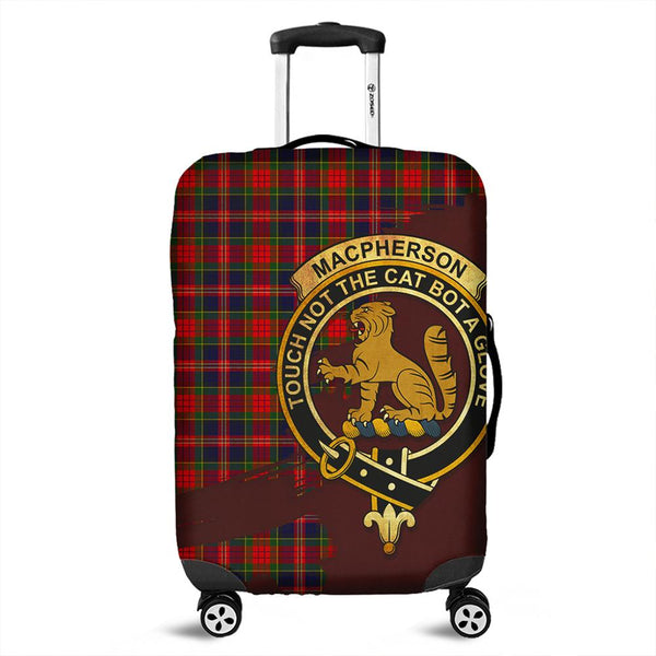 MacPherson Modern Tartan Crest Luggage Cover Oldest Style