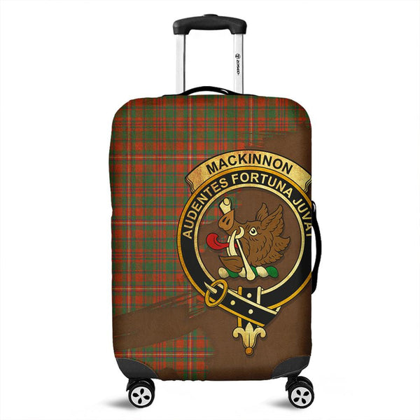 MacKinnon Ancient Tartan Crest Luggage Cover Oldest Style