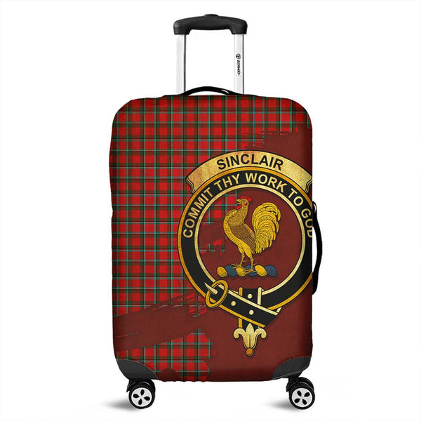 Sinclair Modern Tartan Crest Luggage Cover Oldest Style