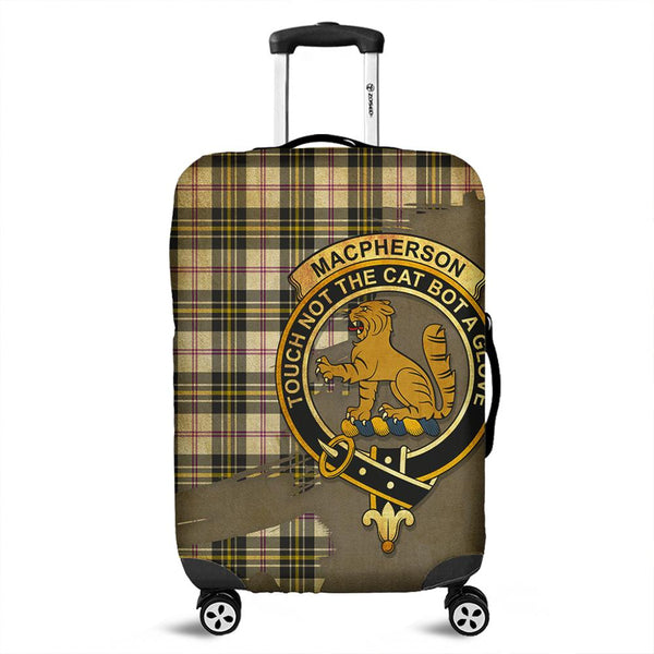 MacPherson Dress Modern Tartan Crest Luggage Cover Oldest Style