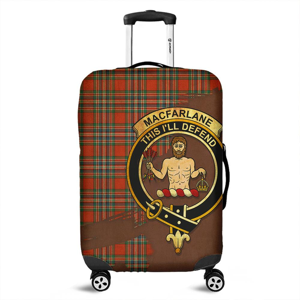 MacFarlane Ancient Tartan Crest Luggage Cover Oldest Style