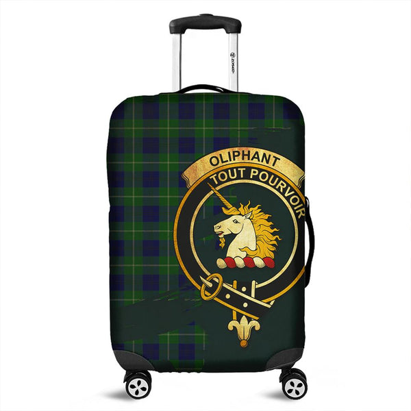 Oliphant Modern Tartan Crest Luggage Cover Oldest Style