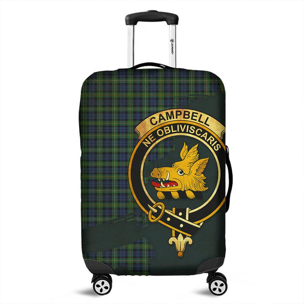 Campbell Argyll Ancient Tartan Crest Luggage Cover Oldest Style