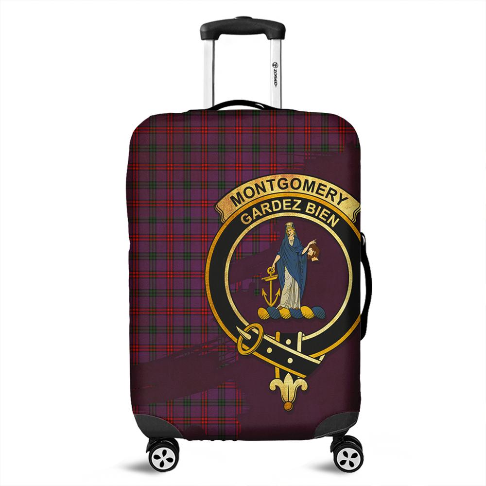 Montgomery Modern Tartan Crest Luggage Cover Oldest Style