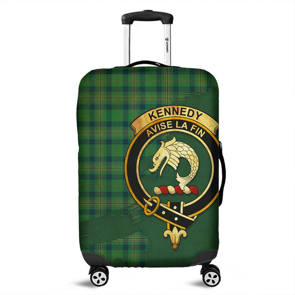 Kennedy Ancient Tartan Crest Luggage Cover Oldest Style