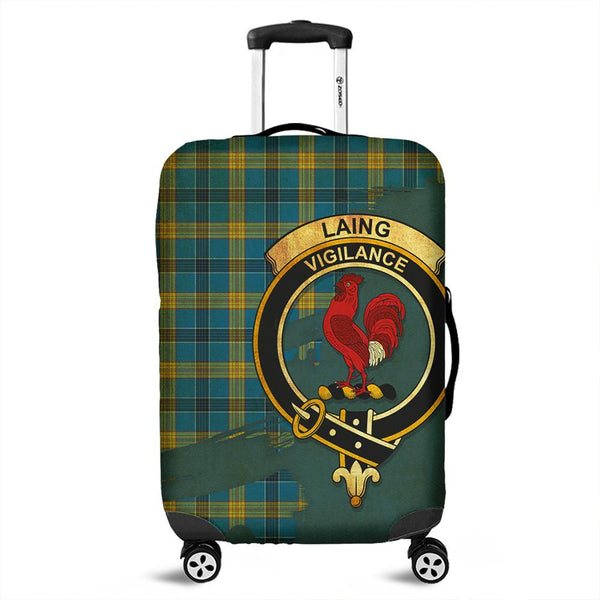 Laing Tartan Crest Luggage Cover Oldest Style