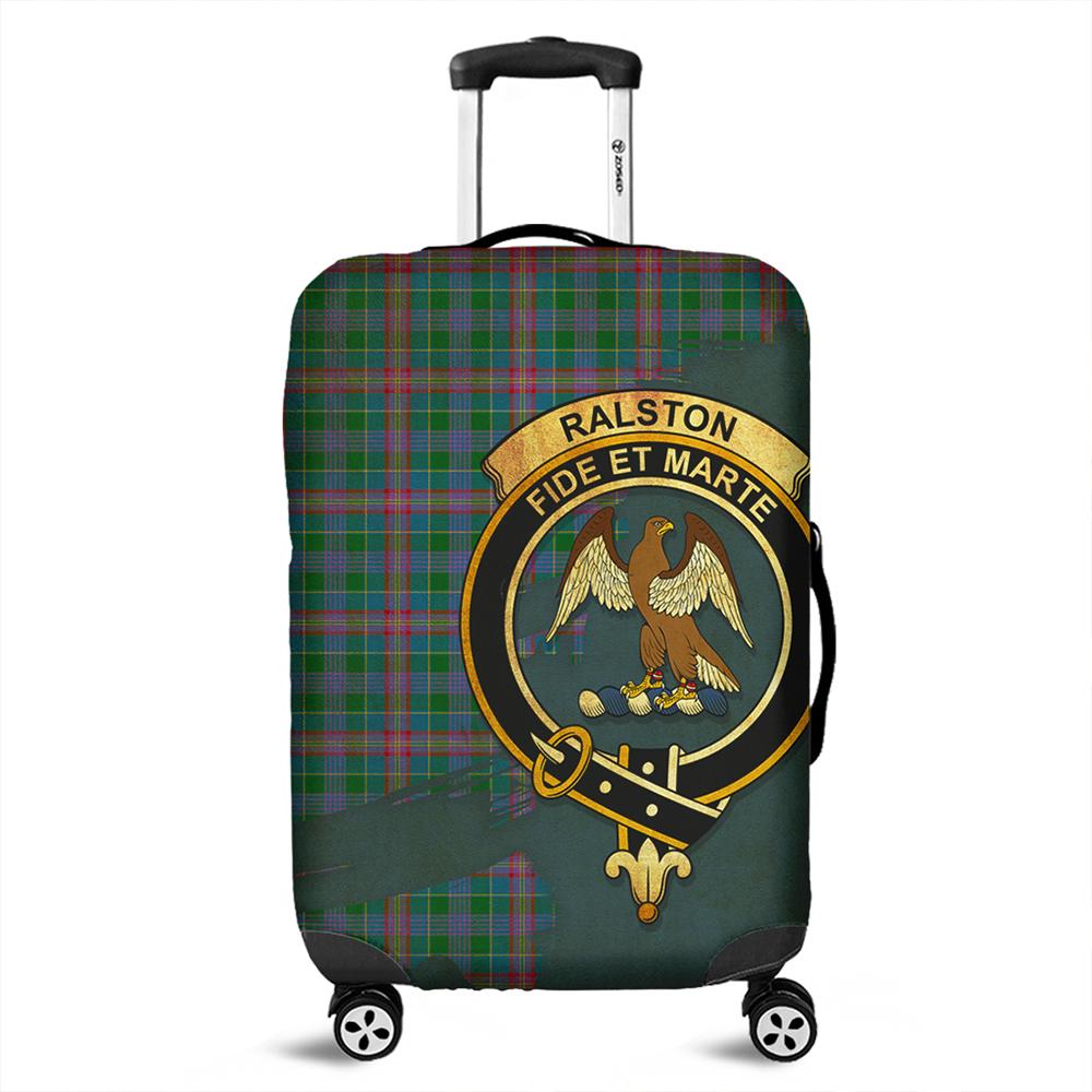 Ralston Tartan Crest Luggage Cover Oldest Style