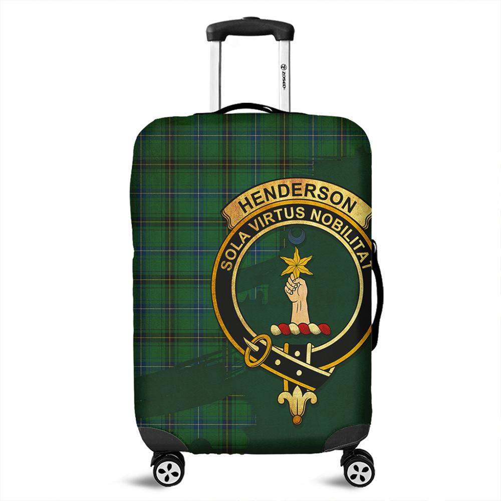 Henderson Ancient Tartan Crest Luggage Cover Oldest Style