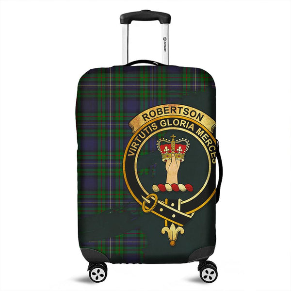 Robertson Hunting Modern Tartan Crest Luggage Cover Oldest Style