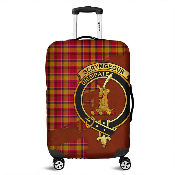 Scrymgeour Tartan Crest Luggage Cover Oldest Style