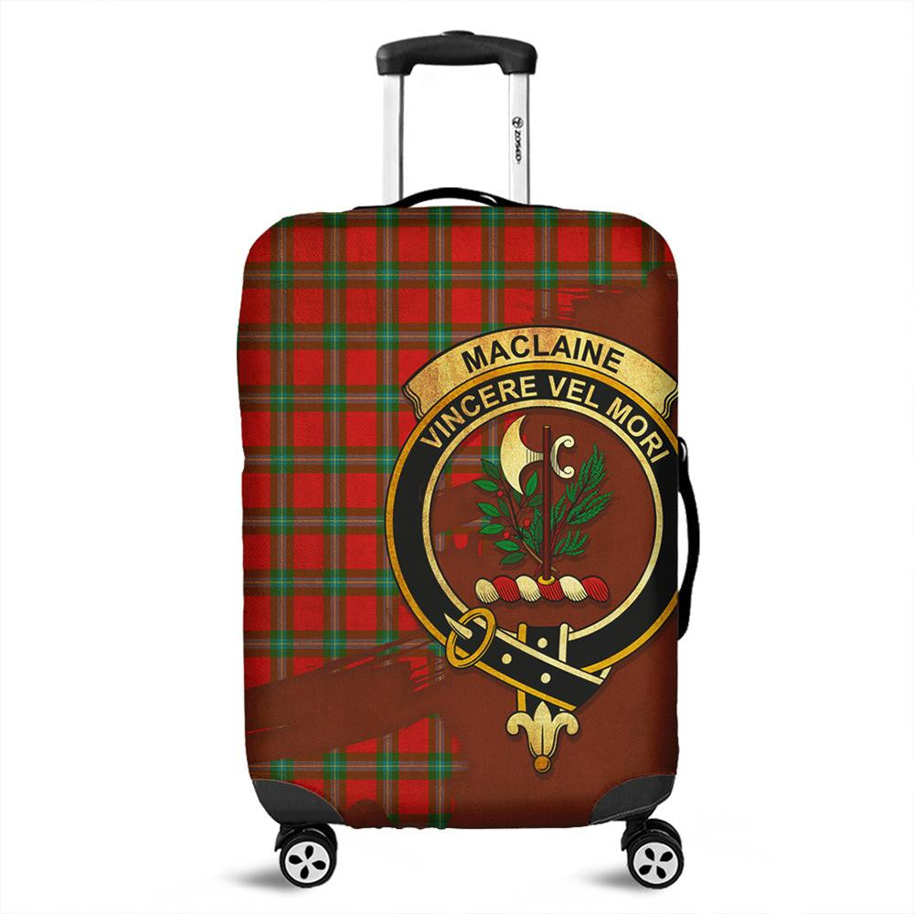 MacLaine of Loch Buie Tartan Crest Luggage Cover Oldest Style