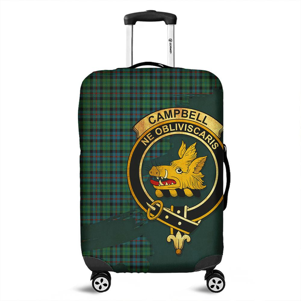 Campbell of Cawdor Ancient Tartan Crest Luggage Cover Oldest Style