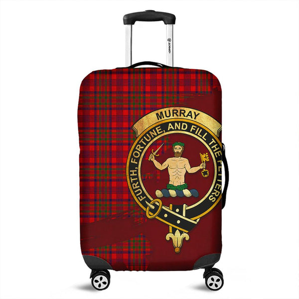 Murray of Tulloch Modern Tartan Crest Luggage Cover Oldest Style