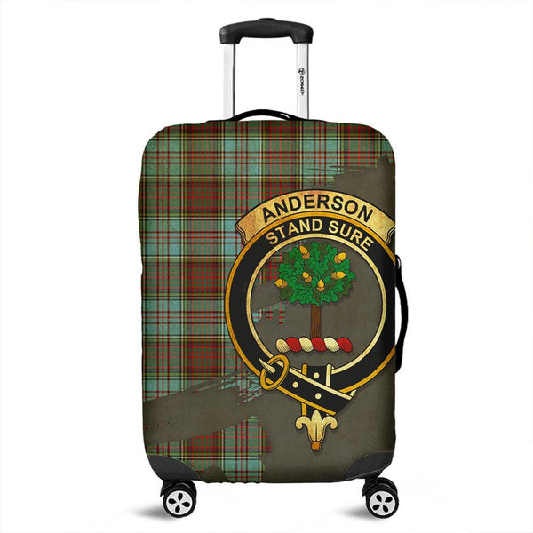 Anderson Ancient Tartan Crest Luggage Cover Oldest Style