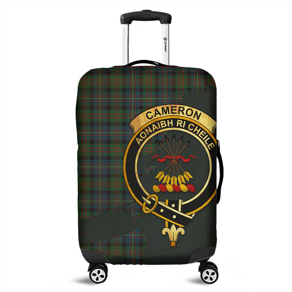 Cameron of Erracht Ancient Tartan Crest Luggage Cover Oldest Style