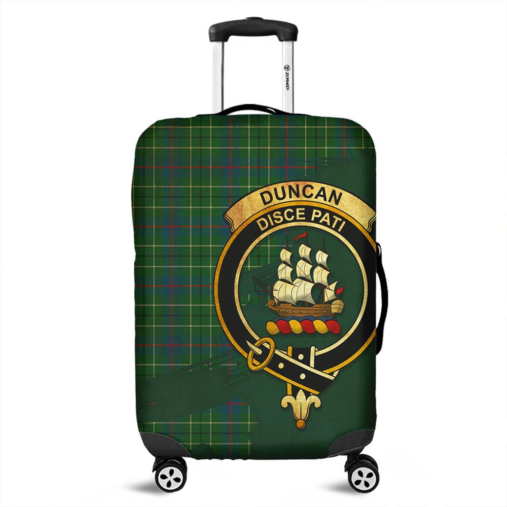 Duncan Ancient Tartan Crest Luggage Cover Oldest Style