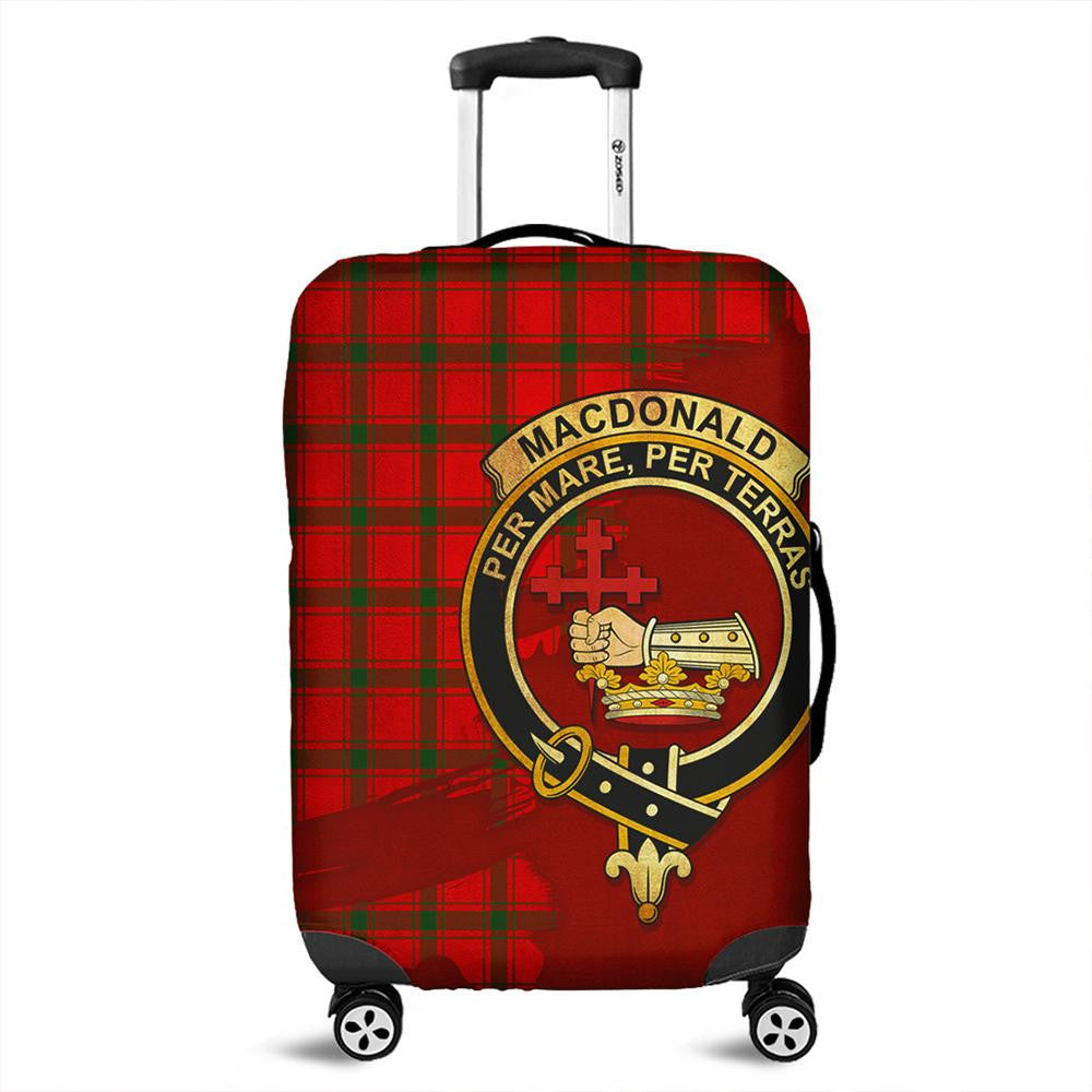 MacDonald of Sleat Tartan Crest Luggage Cover Oldest Style