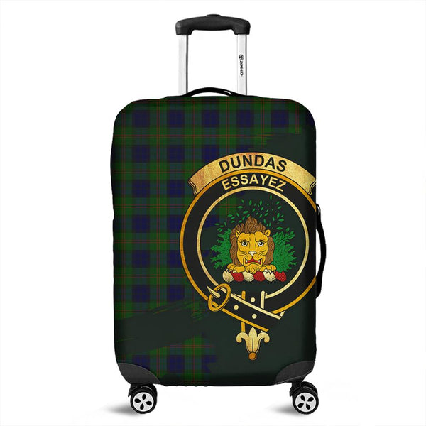 Dundas Modern Tartan Crest Luggage Cover Oldest Style