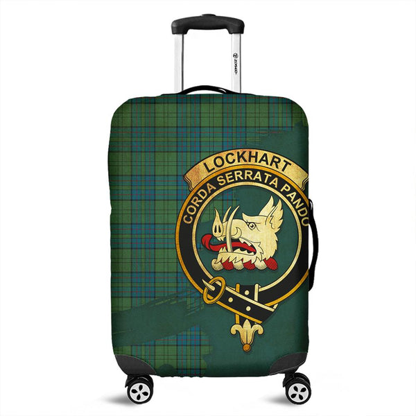 Lockhart Tartan Crest Luggage Cover Oldest Style