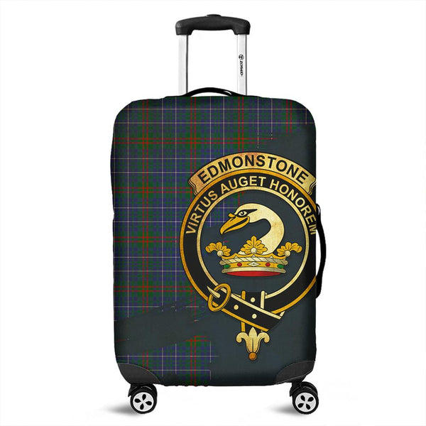 Edmonstone Tartan Crest Luggage Cover Oldest Style