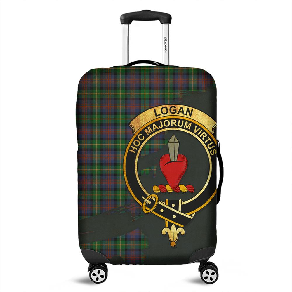 Logan Ancient Tartan Crest Luggage Cover Oldest Style