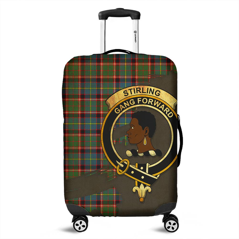 Stirling & Bannockburn District Tartan Crest Luggage Cover Oldest Style