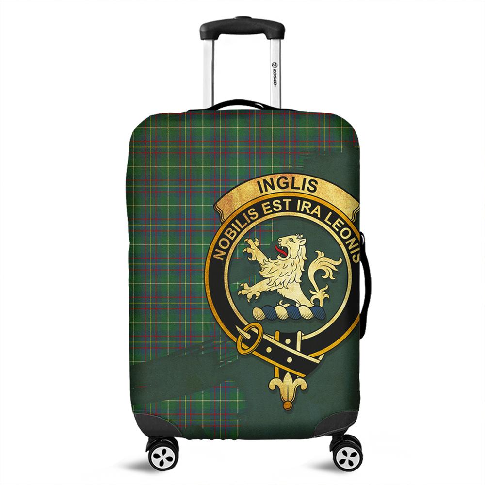 Inglis Ancient Tartan Crest Luggage Cover Oldest Style