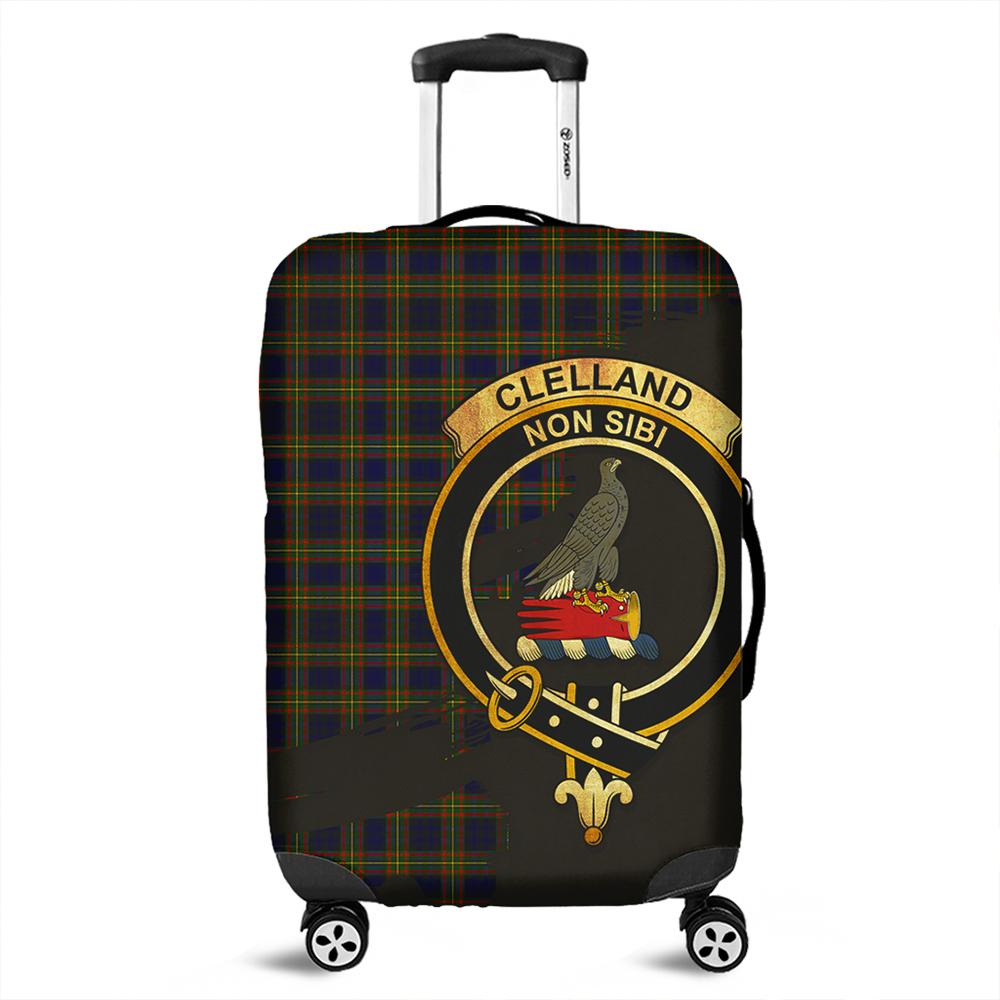 Clelland Modern Tartan Crest Luggage Cover Oldest Style