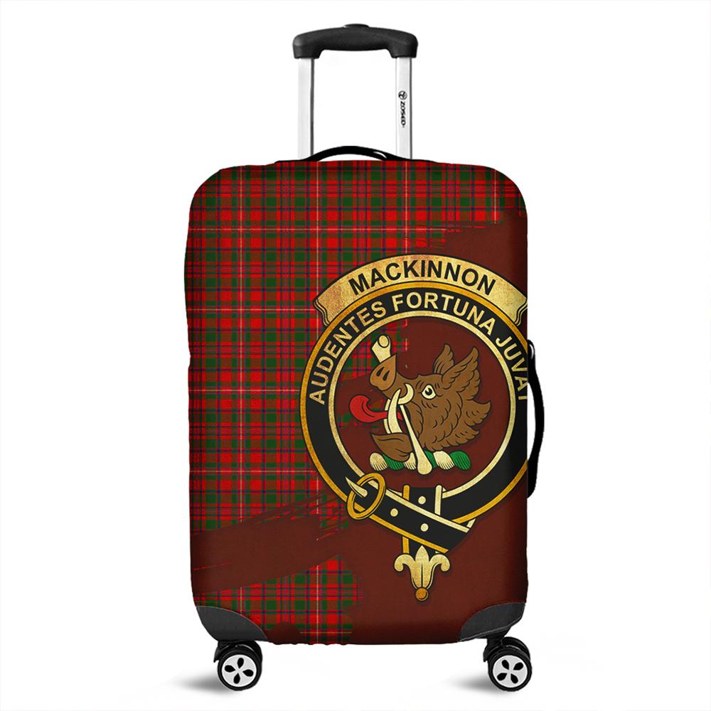 MacKinnon Modern Tartan Crest Luggage Cover Oldest Style