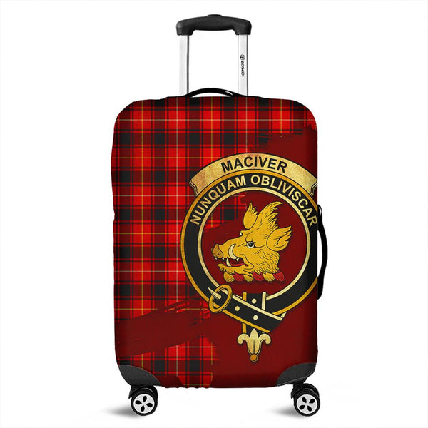 MacIver Modern Tartan Crest Luggage Cover Oldest Style