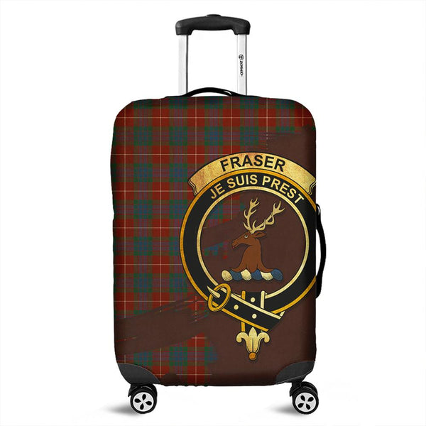 Fraser Ancient Tartan Crest Luggage Cover Oldest Style