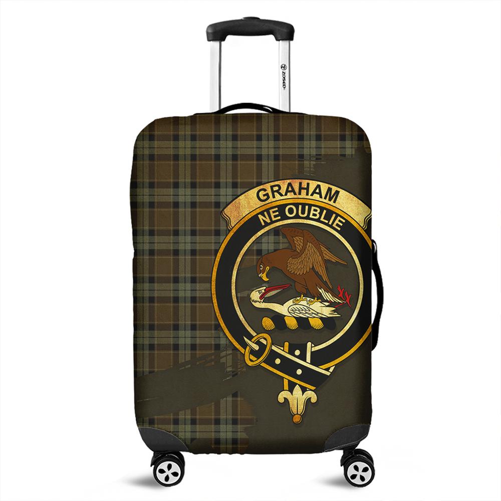 Graham of Menteith Weathered Tartan Crest Luggage Cover Oldest Style